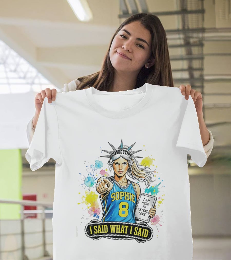 Sophie Cunningham Liberty Number 8 Jersey I Said What I Said Extend Love T-Shirt