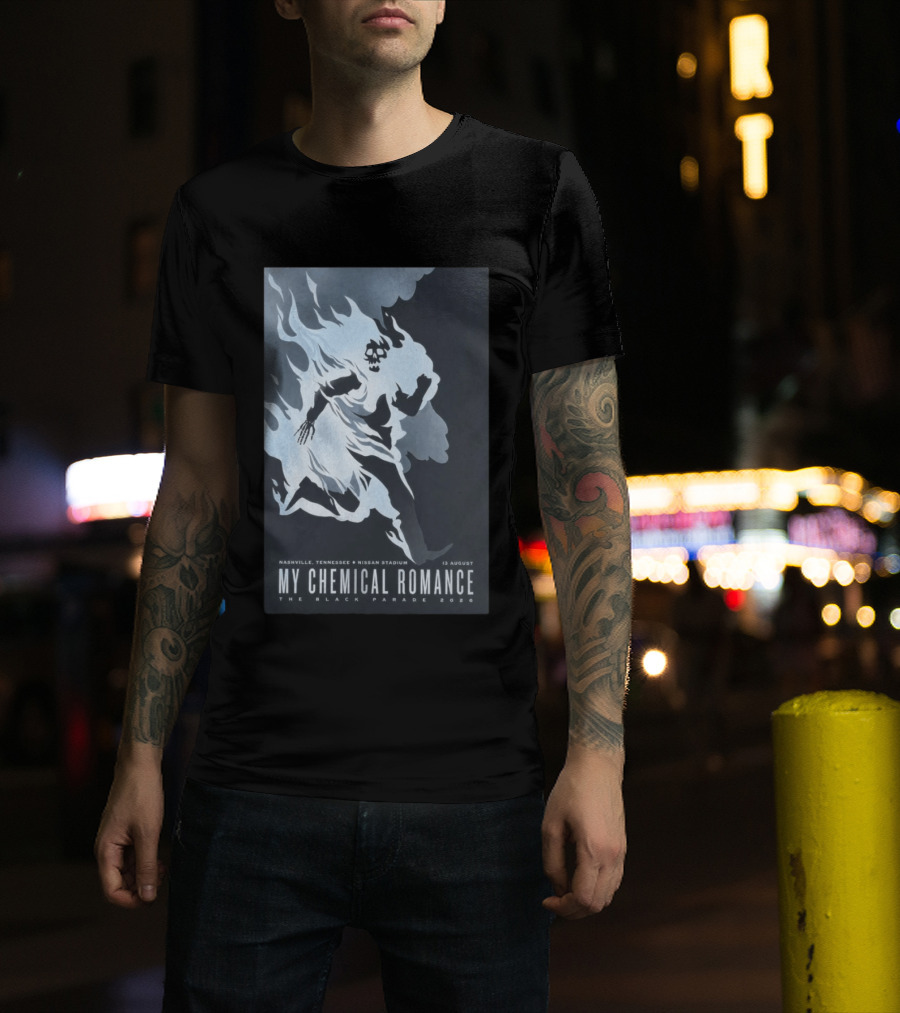 My Chemical Romance The Black Parade 2026 Nashville Nissan Stadium 13 August T-Shirt