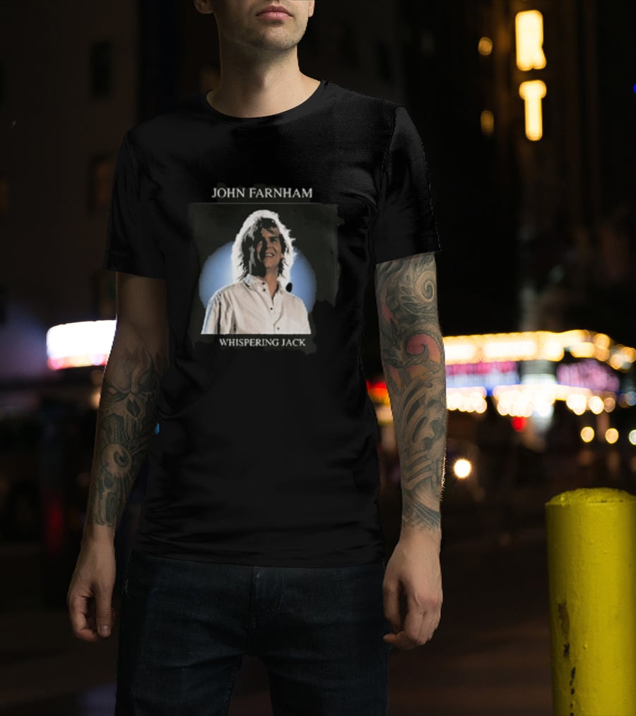 John Farnham Whispering Jack Photo Vintage Album Cover T-Shirt