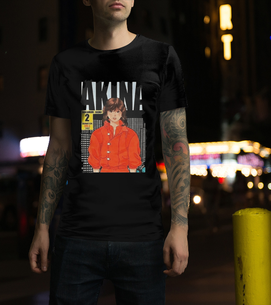 Nakamori Akina Variation Girl 2 1982 Anime Manga T-Shirt