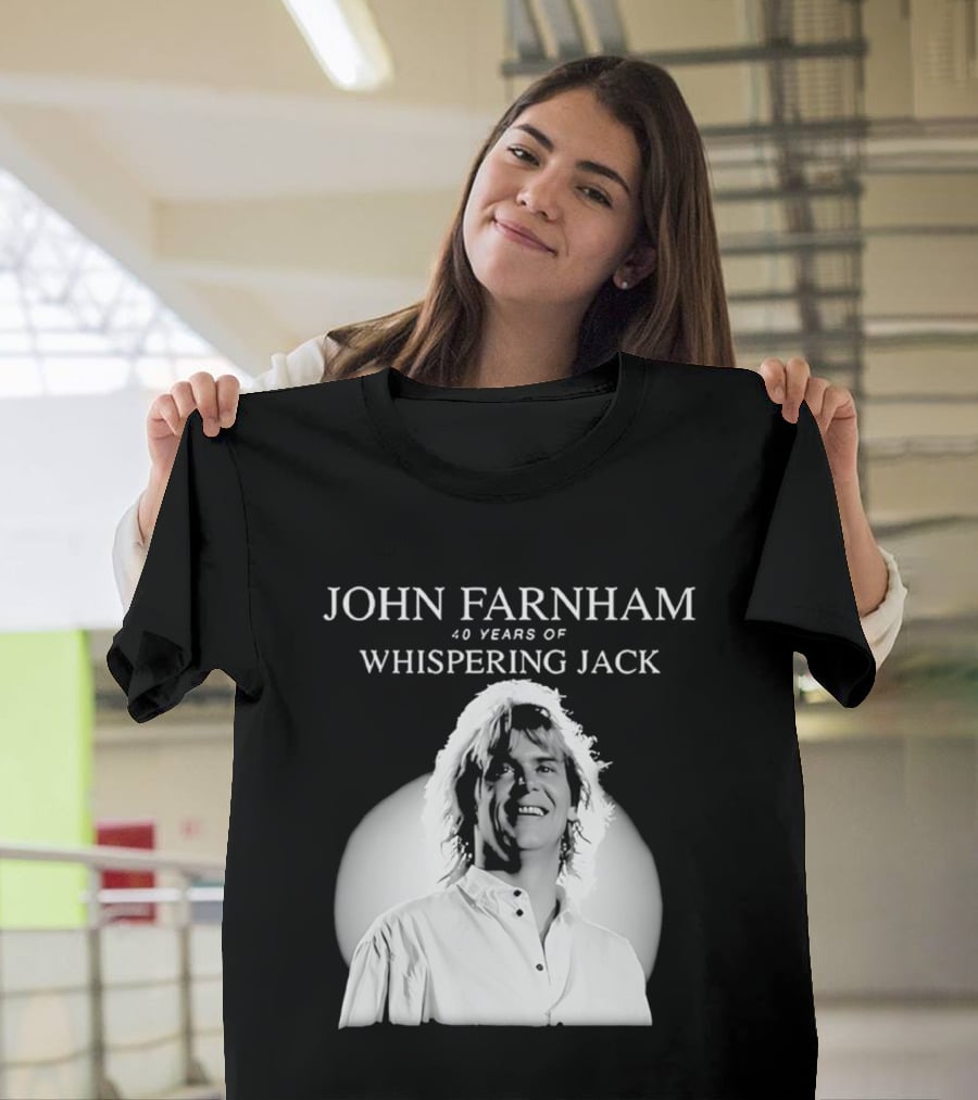 40 Years Of John Farnham Whispering Jack T-Shirt