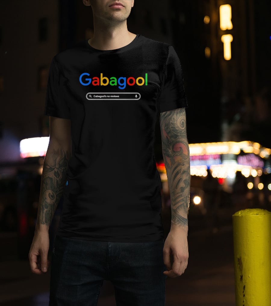 Gabagool Google Parody The Sopranos Gabagool's No Reviews T-Shirt