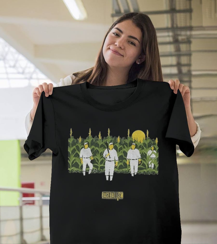 Phillies Vs Twins Field Of Dreams Baseballism Cornfield Players Sun T-Shirt