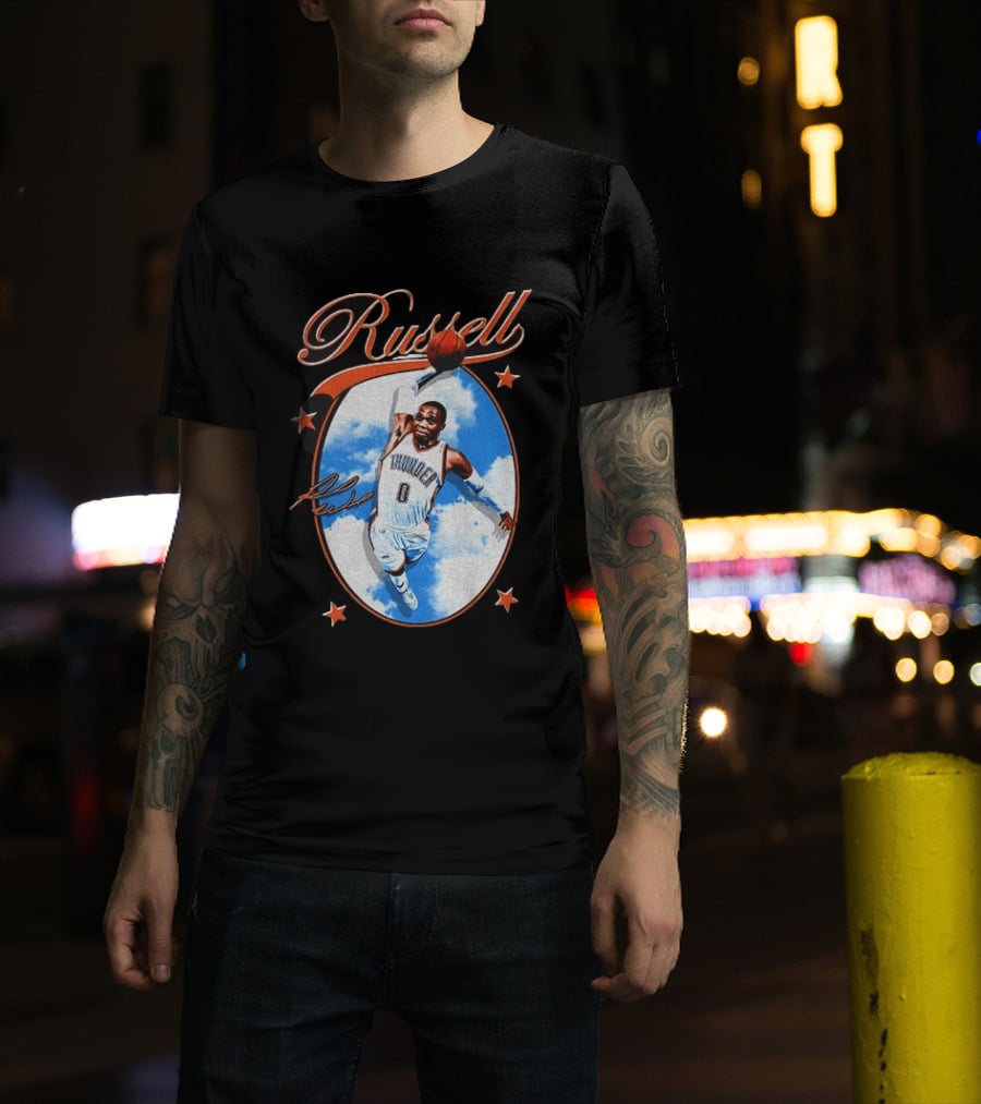 Russell Westbrook Thunder Basketball Legend T-Shirt