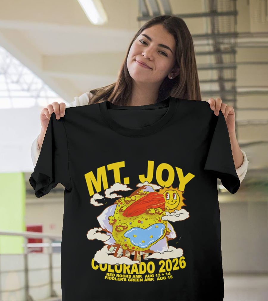 MT. Joy Colorado 2026 Red Rocks Amphitheater August 13 14 Fiddler's Green August 15 T-Shirt