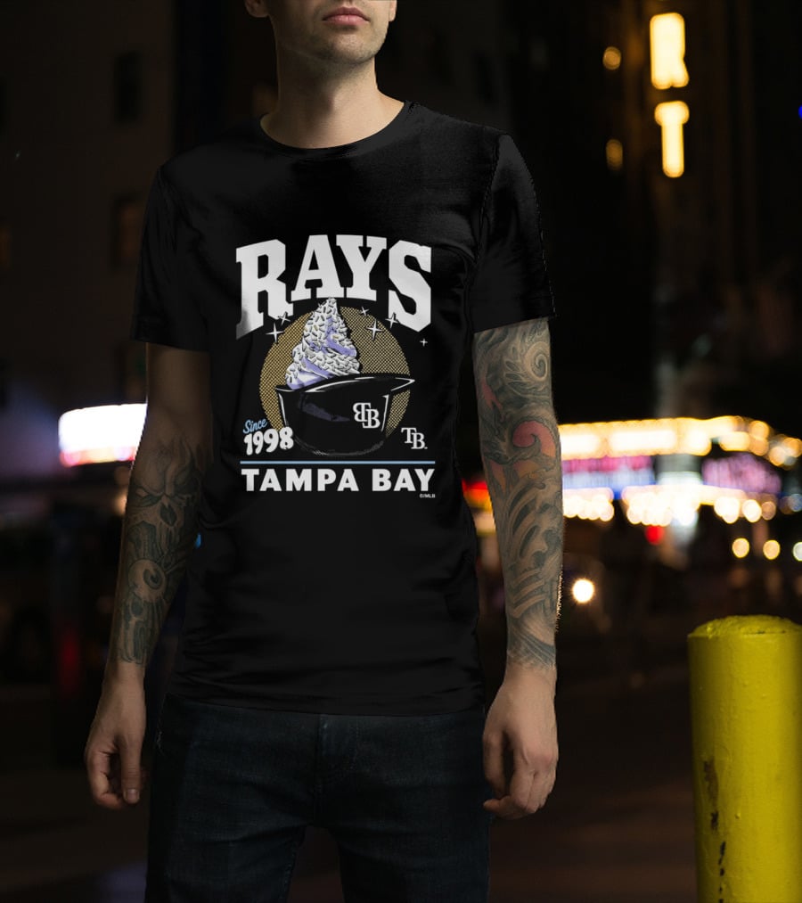 Rays Tampa Bay Since 1998 Ice Cream 2026 TB Cup T-Shirt