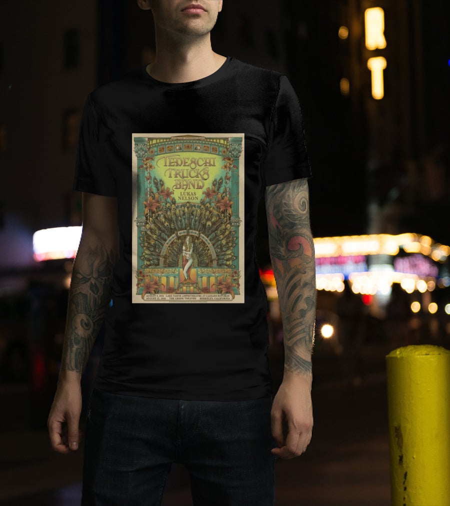 Tedeschi Trucks Band Lukas Nelson August 17 2026 The Greek Theatre Berkeley California T-Shirt