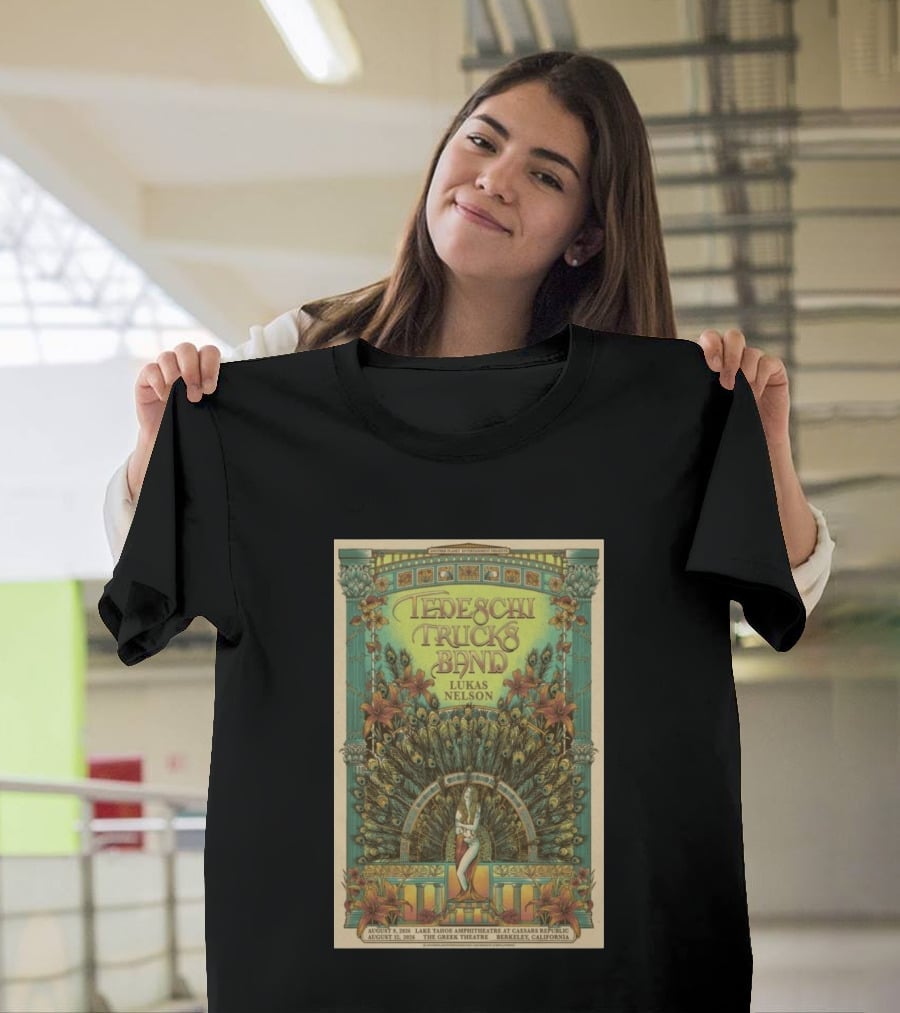 Tedeschi Trucks Band Lukas Nelson August 17 2026 The Greek Theatre Berkeley California T-Shirt