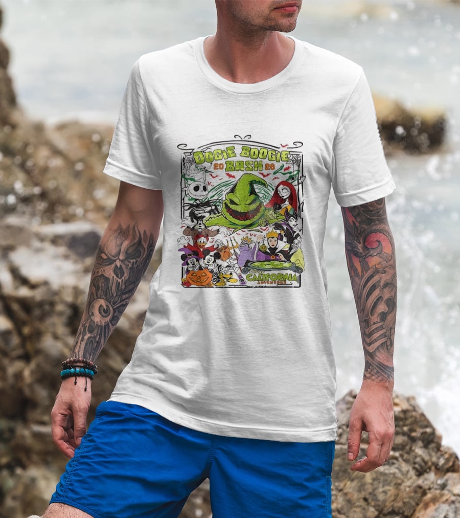 Oogie Boogie Bash 2026 Disney California Adventure Halloween Characters T-Shirt
