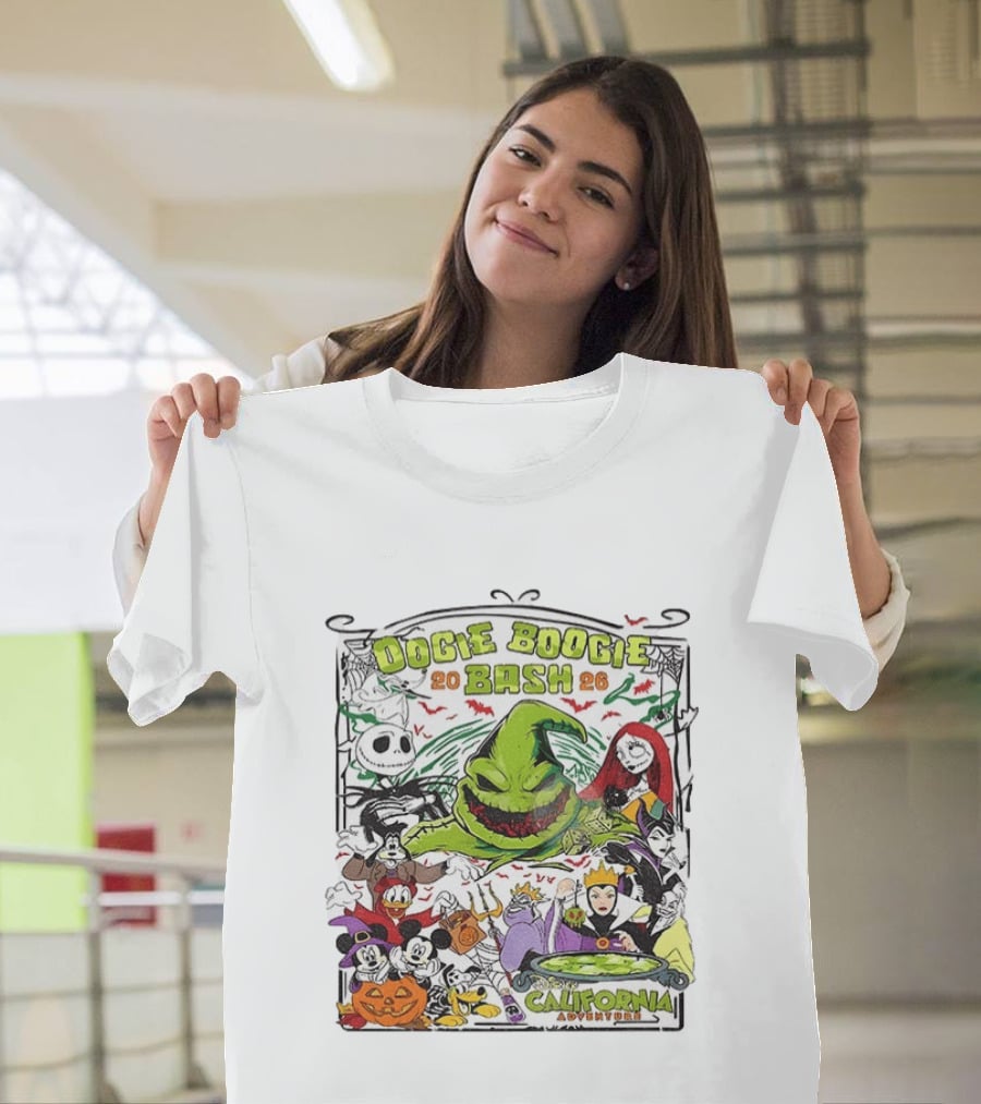 Oogie Boogie Bash 2026 Disney California Adventure Halloween Characters T-Shirt