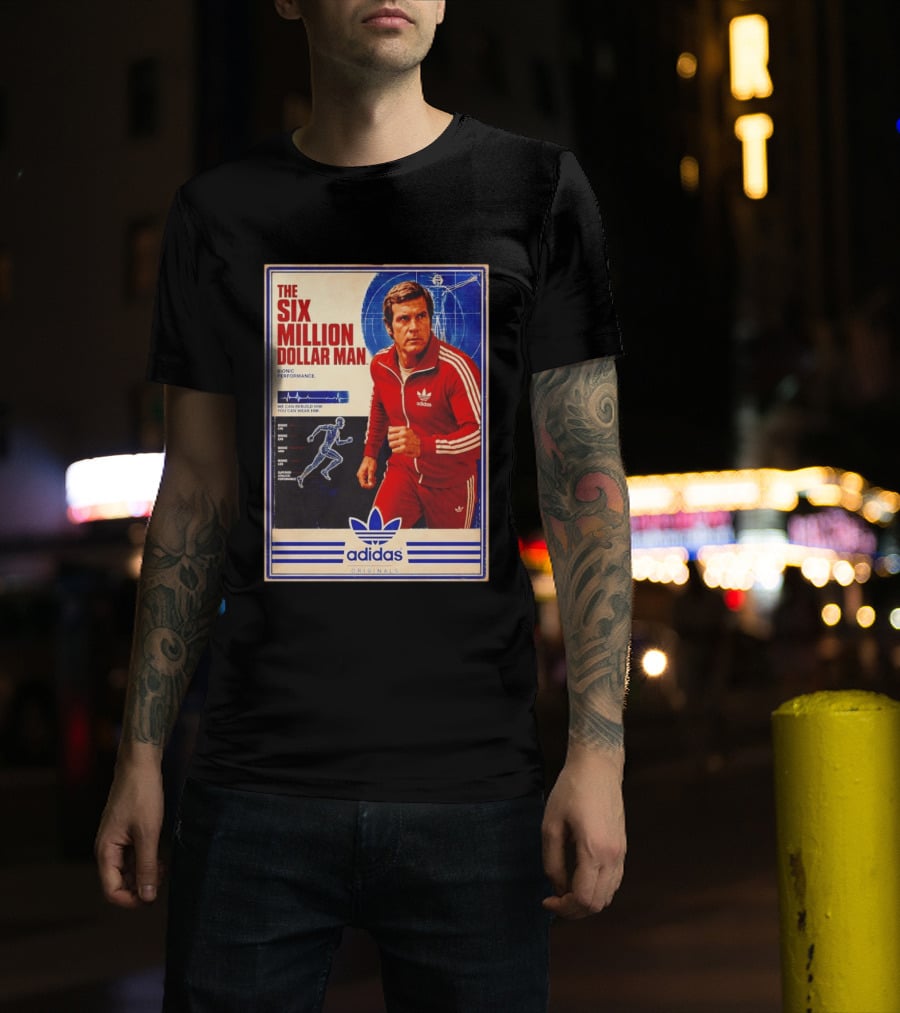 The Six Million Dollar Man Adidas Bionic Performance Originals T-Shirt