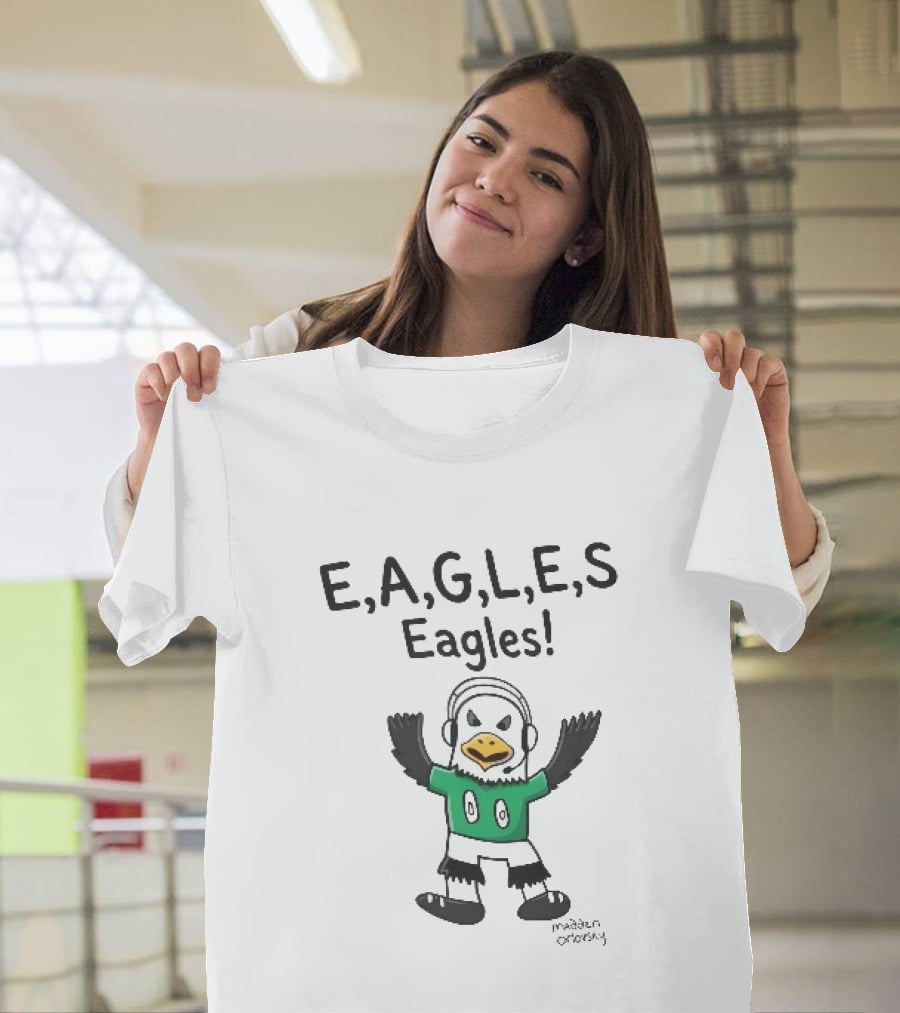 Eagles E,A,G,L,E,S Steve Gerben Madden Orlovsky T-Shirt
