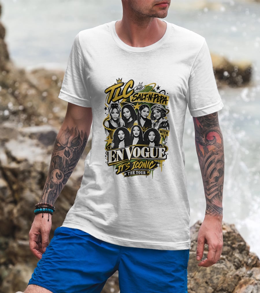 TLC Salt N Pepa En Vogue It's Iconic Tour T-Shirt