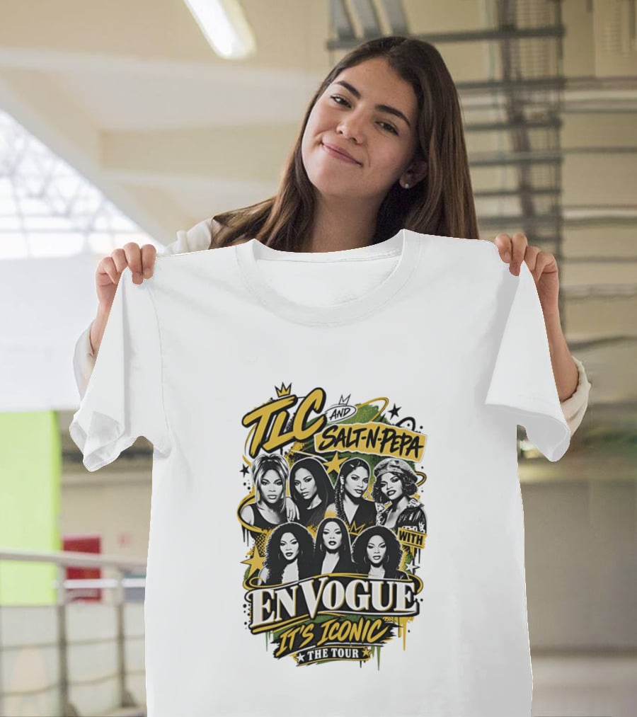 TLC Salt N Pepa En Vogue It's Iconic Tour T-Shirt