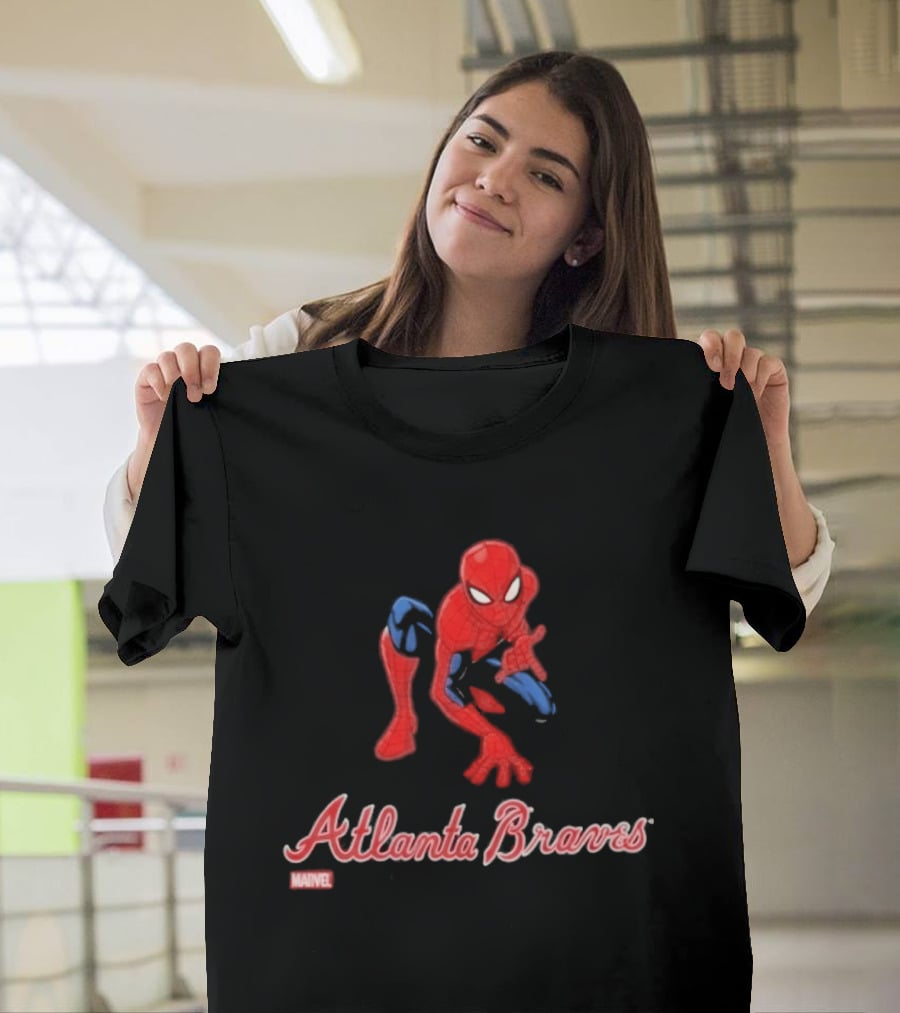 Atlanta Braves Spider Man Collaboration Marvel 2026 Brand New Day T-Shirt