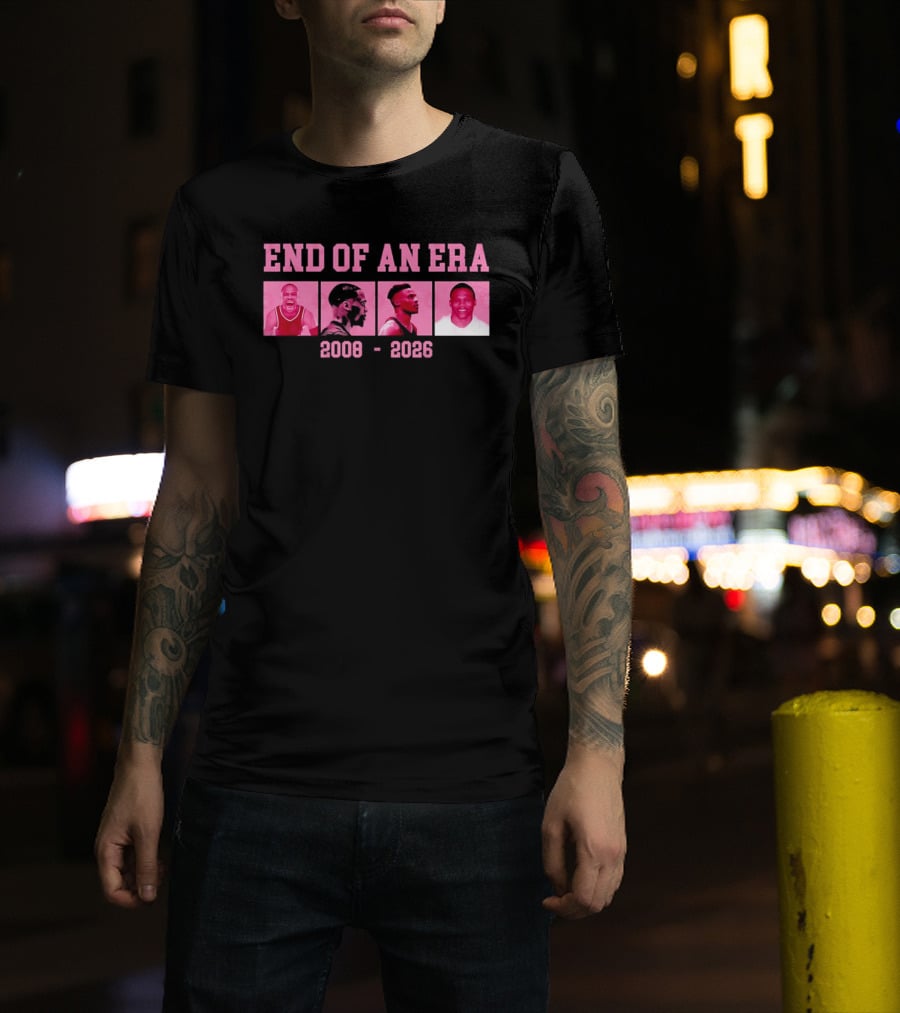 Russell Westbrook End Of An Era 2008 2026 Basketball Legends T-Shirt