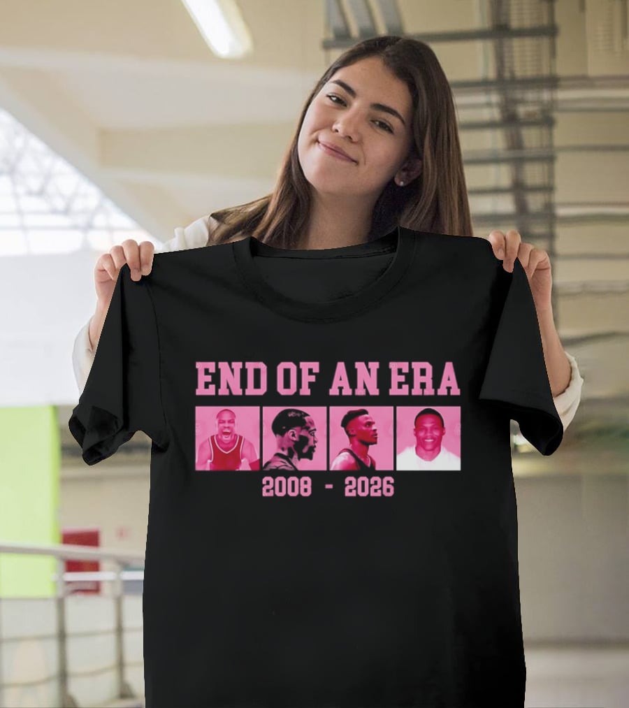 Russell Westbrook End Of An Era 2008 2026 Basketball Legends T-Shirt