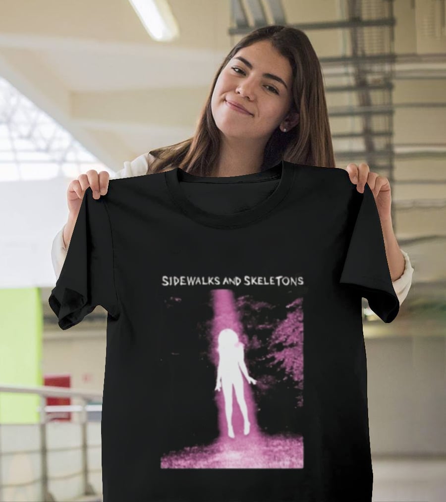 Sidewalks And Skeletons Ethereal Gothic Aesthetic Phantom Scene T-Shirt