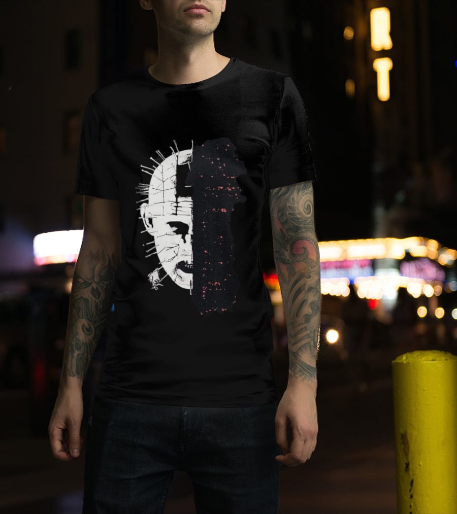 Halloween Horror Nights 2026 Hellraiser Pinhead Split T-Shirt