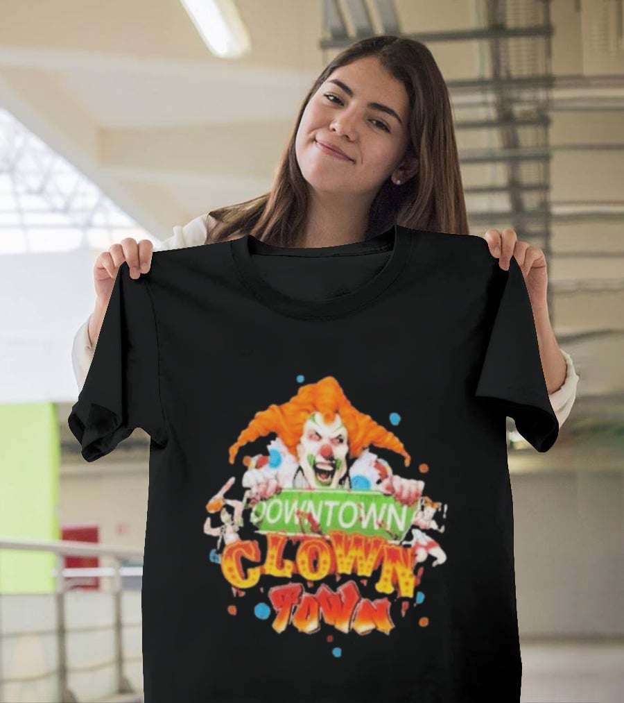 Halloween Horror Nights Downtown Clown Town Creepy Carnival Clown T-Shirt