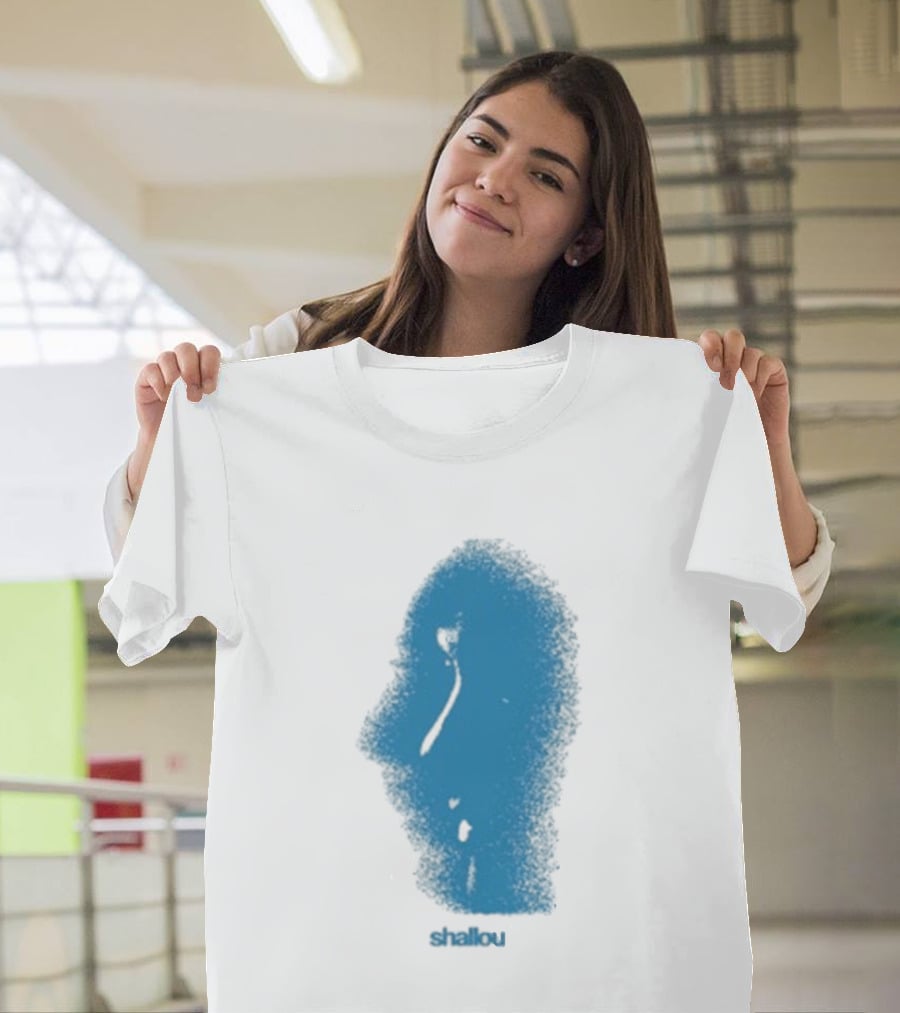 Ambient Inks Shallou Silhouette Blue Profile T-Shirt