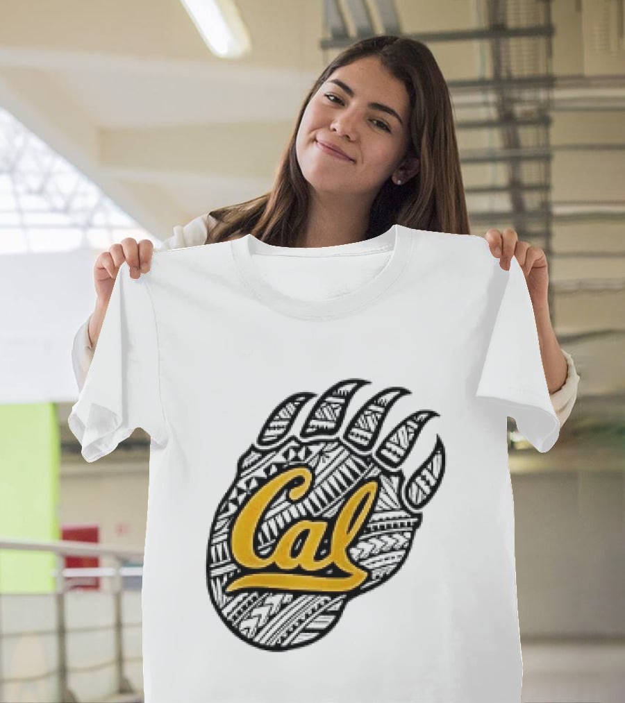 Cal Bears Football From The Bay To The Islands Bear Claw T-Shirt