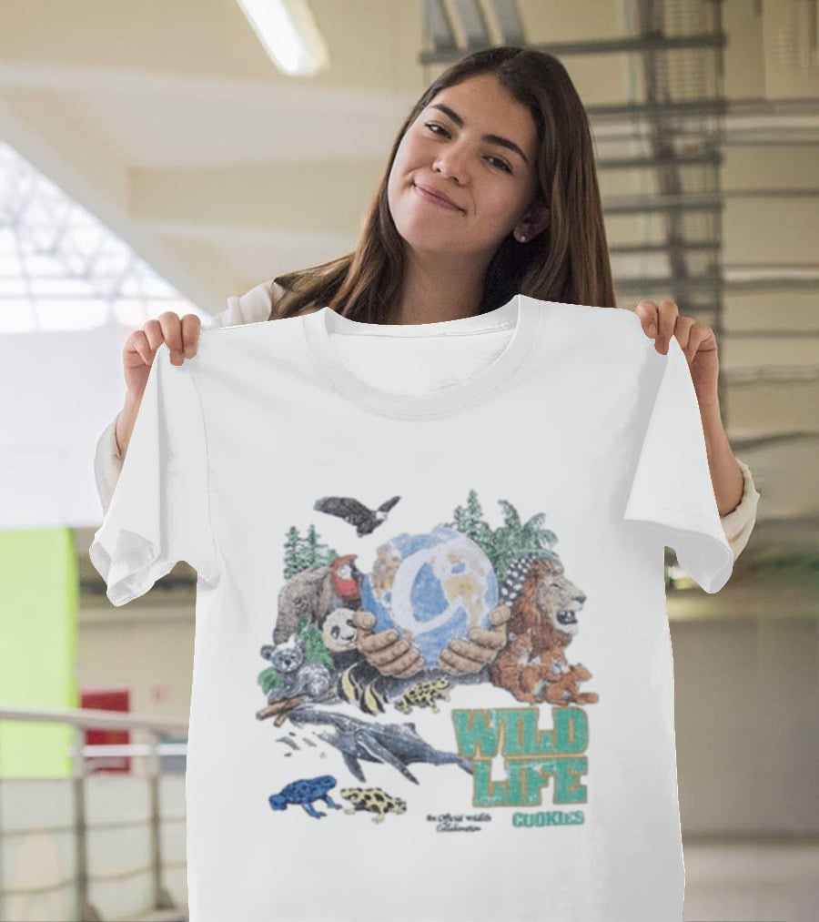 Wildlife World Cookies Animals And Nature Conservation T-Shirt