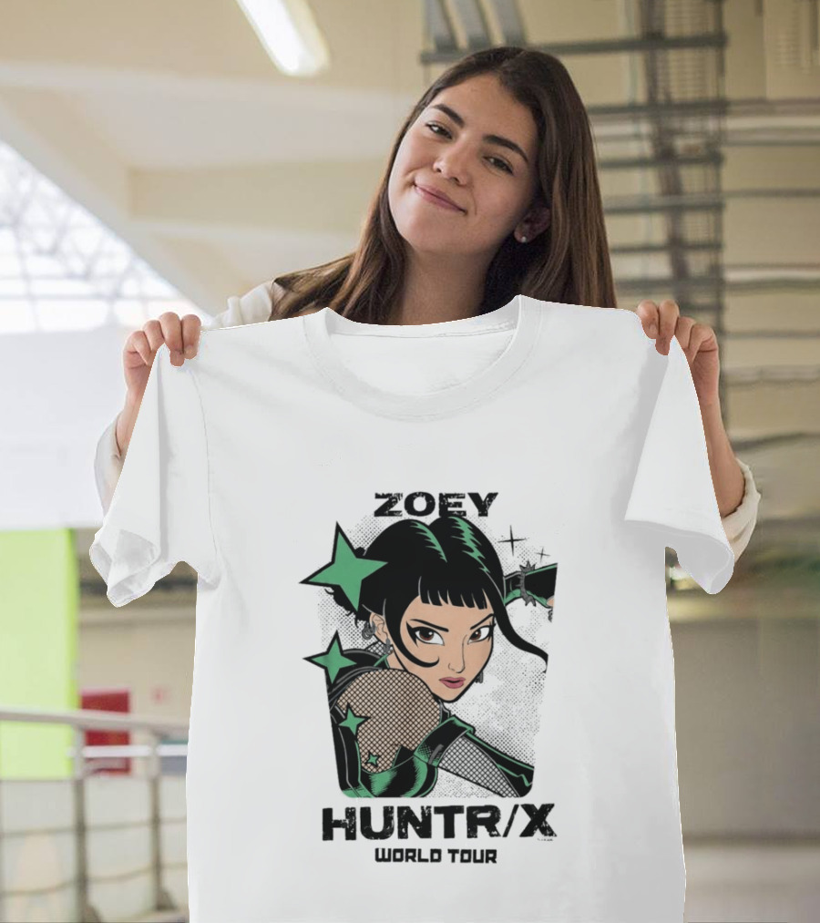 Zoey Huntr/X Girlz Tour Kpop Demon Hunters T-Shirt