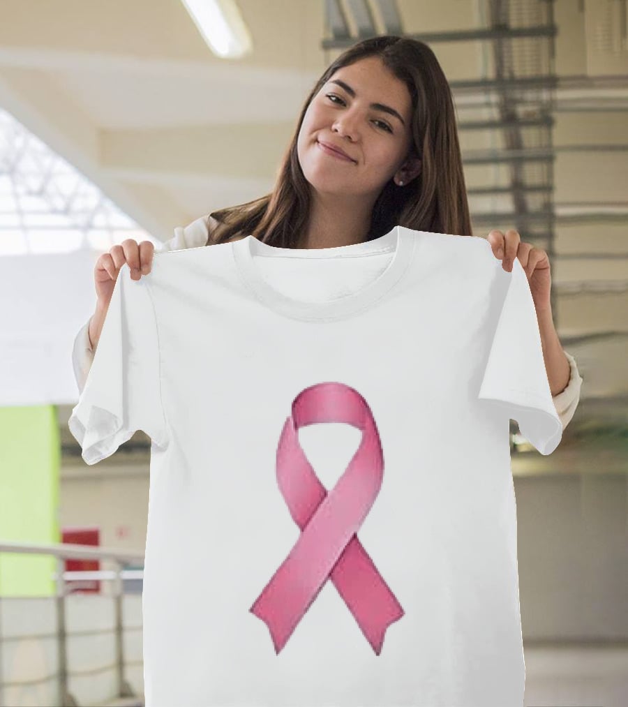 Breast Cancer Awareness Pink Ribbon Warrior MIC T-Shirt