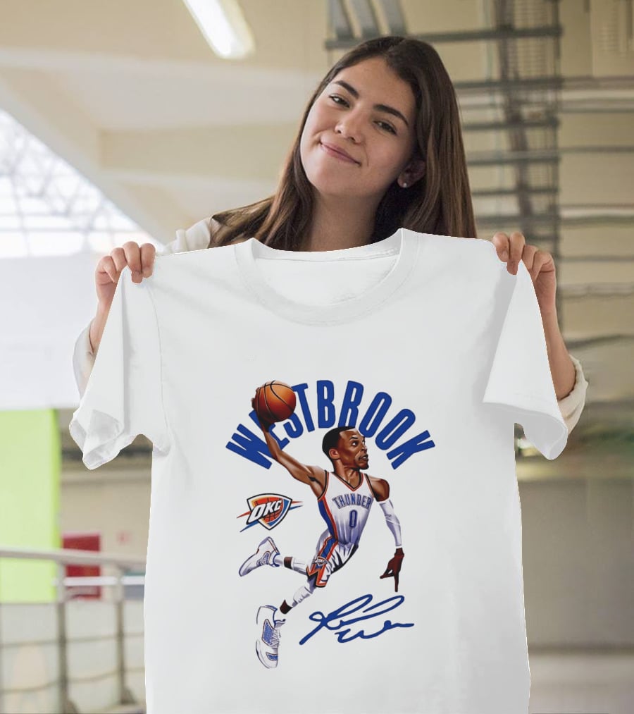 Russell Westbrook Oklahoma City Thunder OKC NBA Westbrook Thunder T-Shirt