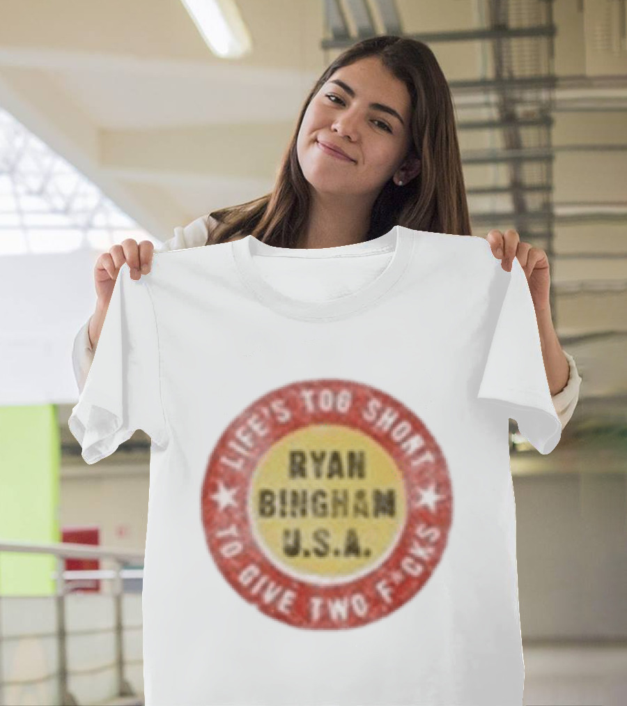 Ryan Bingham Life's Too Short To Give Two F*cks USA T-Shirt