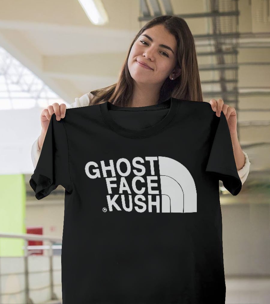 Ghost Face Kush North Face T-Shirt