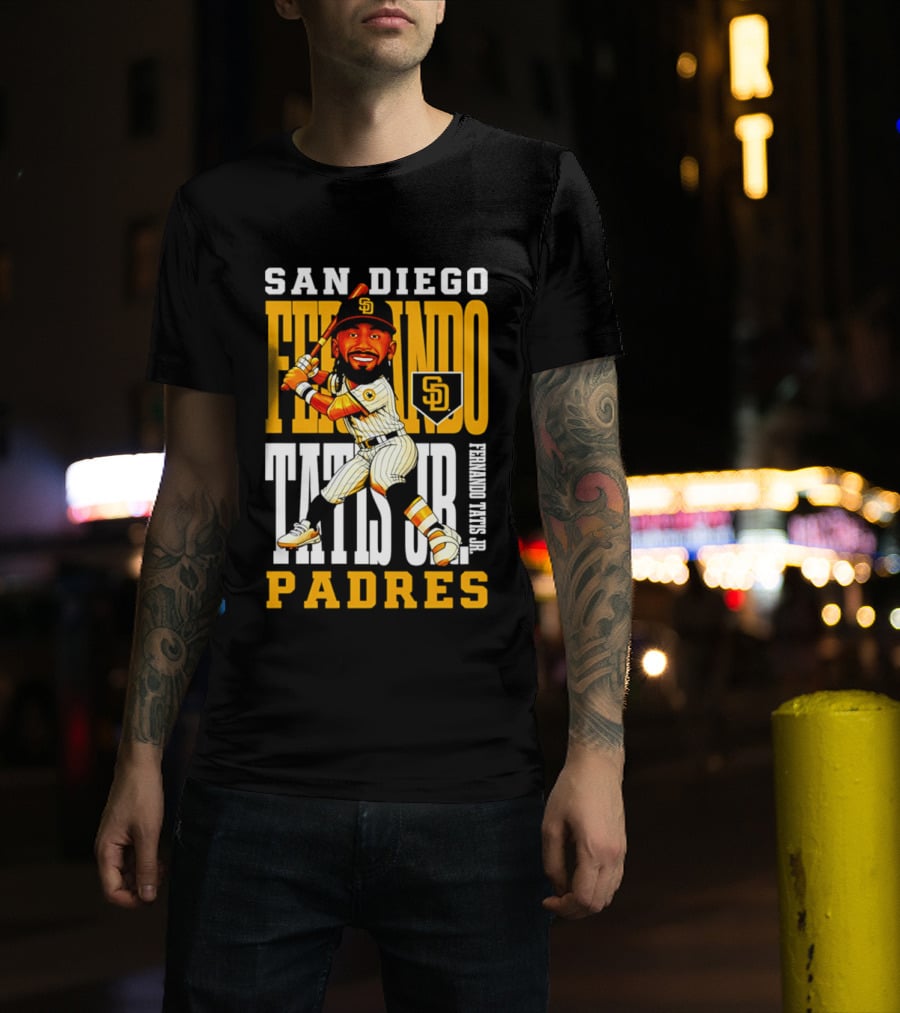 San Diego Padres Fernando Tatis Jr Iconic Baseball Star T-Shirt
