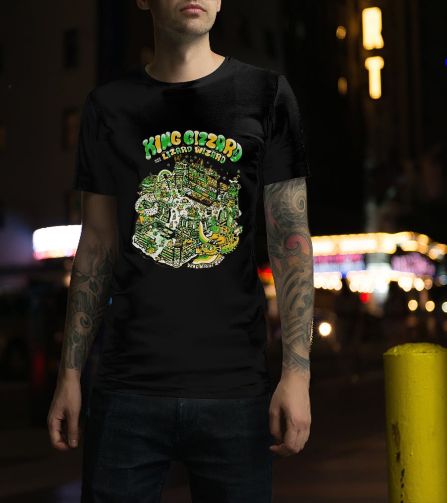 King Gizzard And The Lizard Wizard Drag Night 2026 Festival King Gizzard Stage T-Shirt