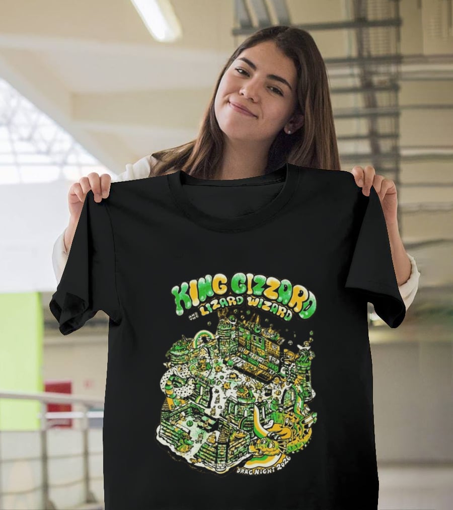 King Gizzard And The Lizard Wizard Drag Night 2026 Festival King Gizzard Stage T-Shirt
