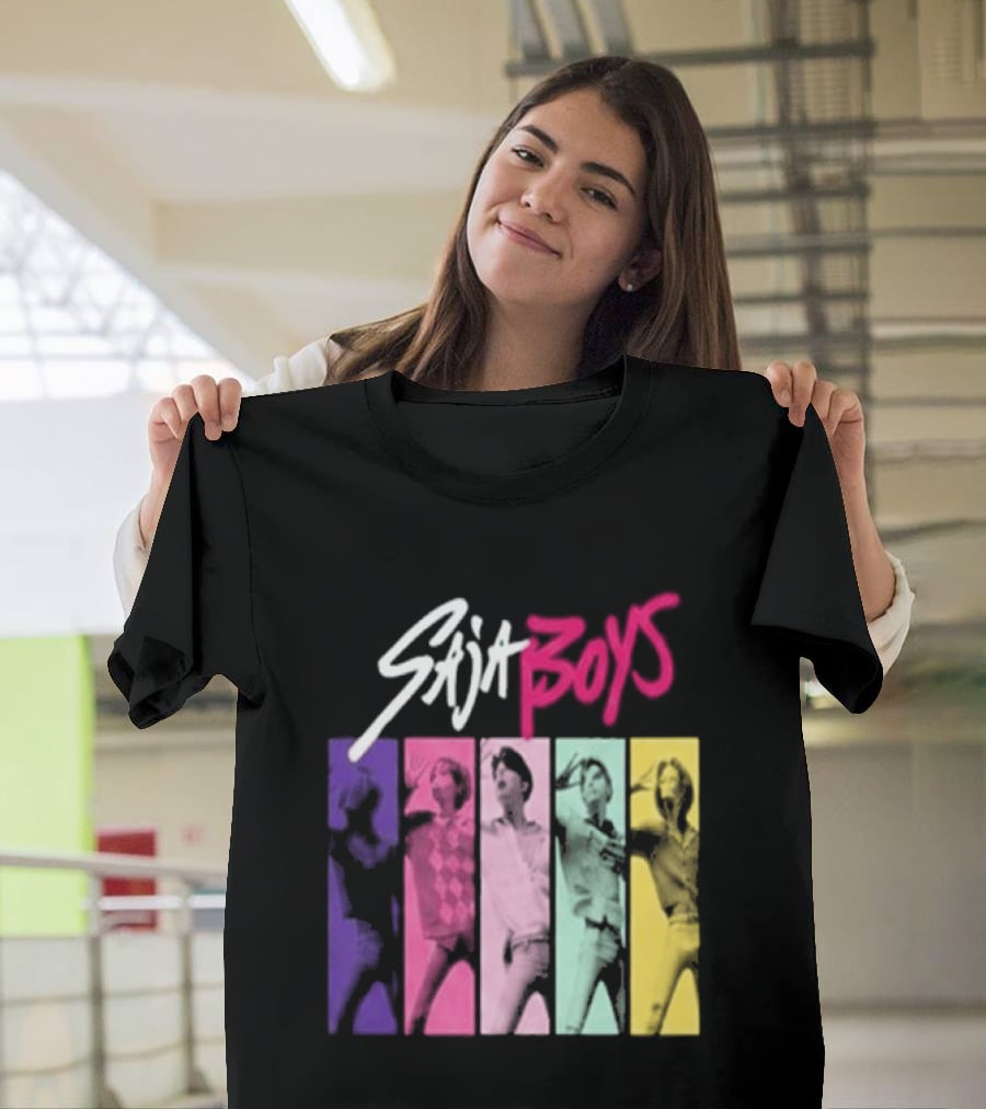 Saja Boys Kpop Demon Hunters World Tour Colorful T-Shirt