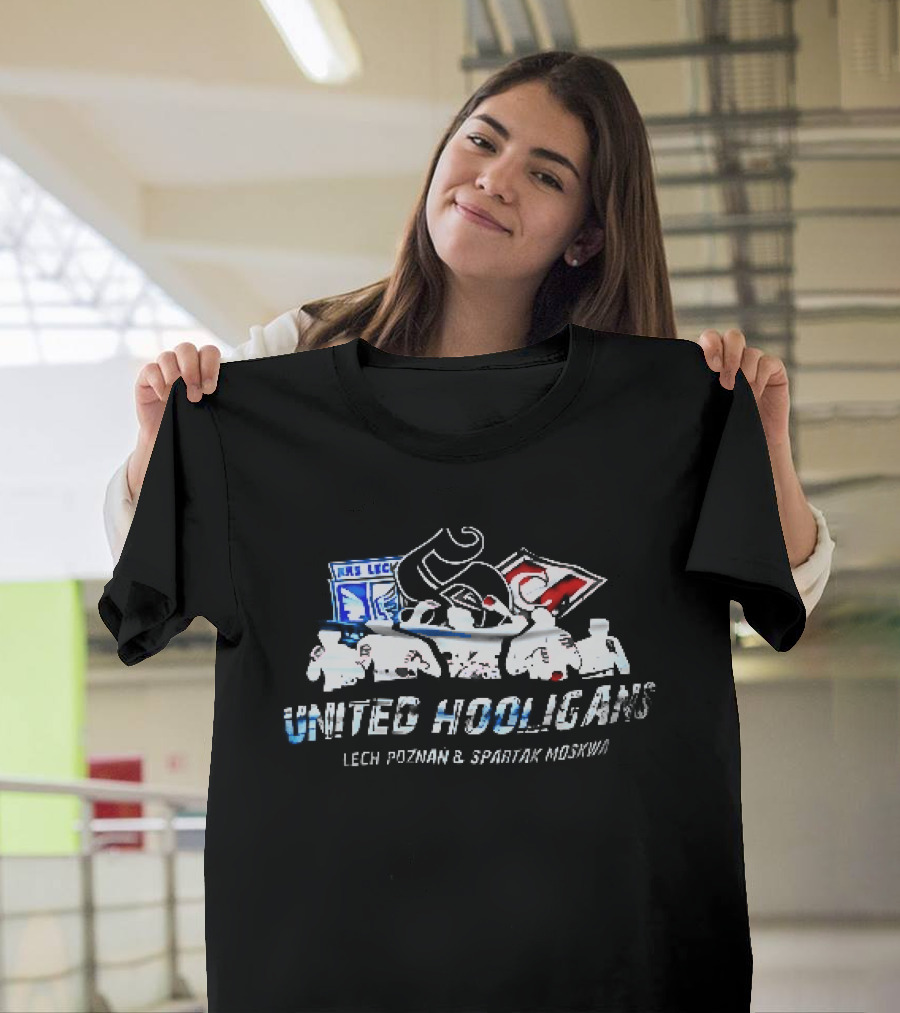 United Hooligans Lech Poznan Spartak Moskwa Ultras LC Supporters T-Shirt