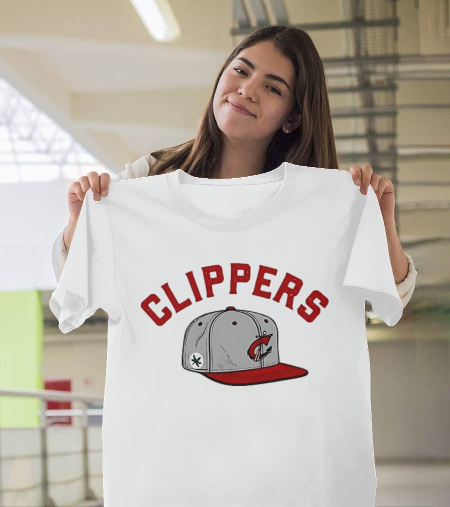 Columbus Clippers Baseball Cap Ohio State Buckeyes Clover T-Shirt