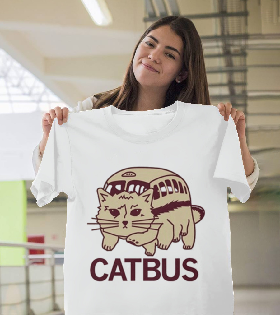 Catbus Gary Feline Transport Mashup T-Shirt