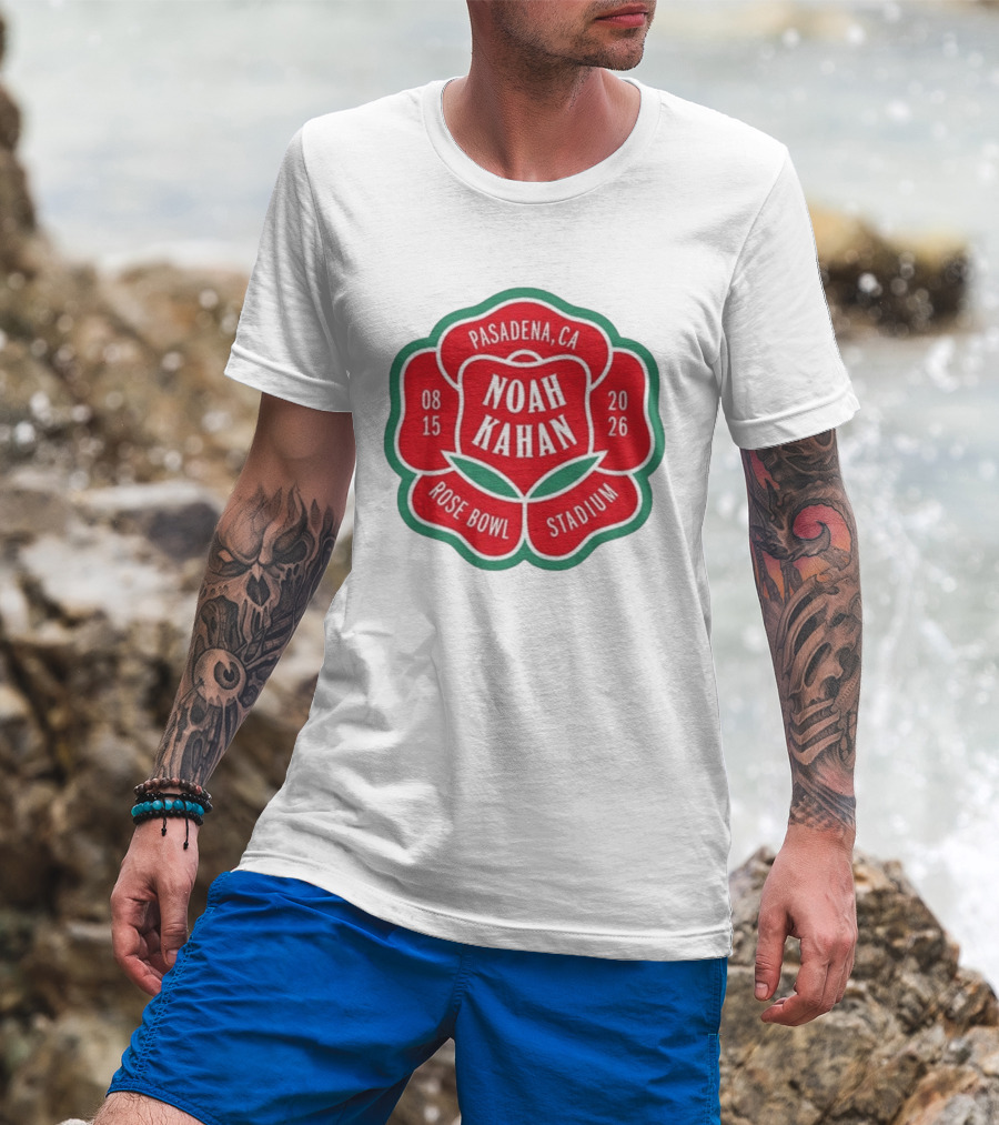 Noah Kahan Pasadena CA Rose Bowl Stadium 2026 August 15 T-Shirt