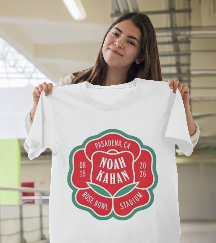 Noah Kahan Pasadena CA Rose Bowl Stadium 2026 August 15 T-Shirt