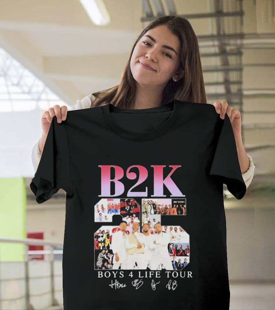 B2K 25th Anniversary Boys 4 Life Tour Signatures R&B Band T-Shirt