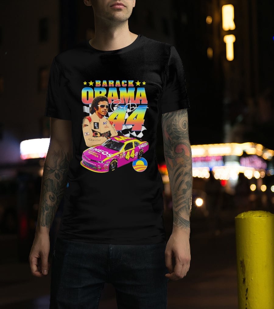 Barack Obama Racing 44 ENEOS NASCAR T-Shirt