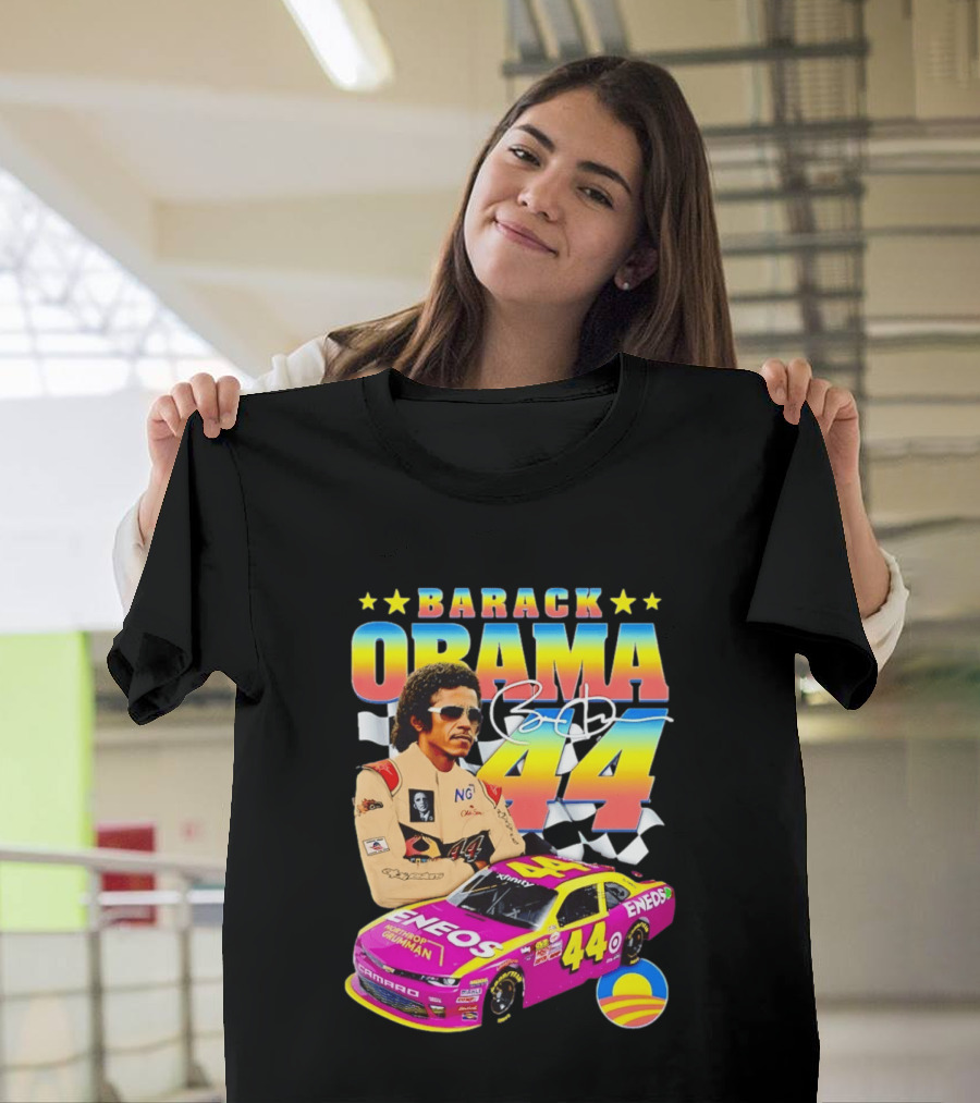 Barack Obama Racing 44 ENEOS NASCAR T-Shirt