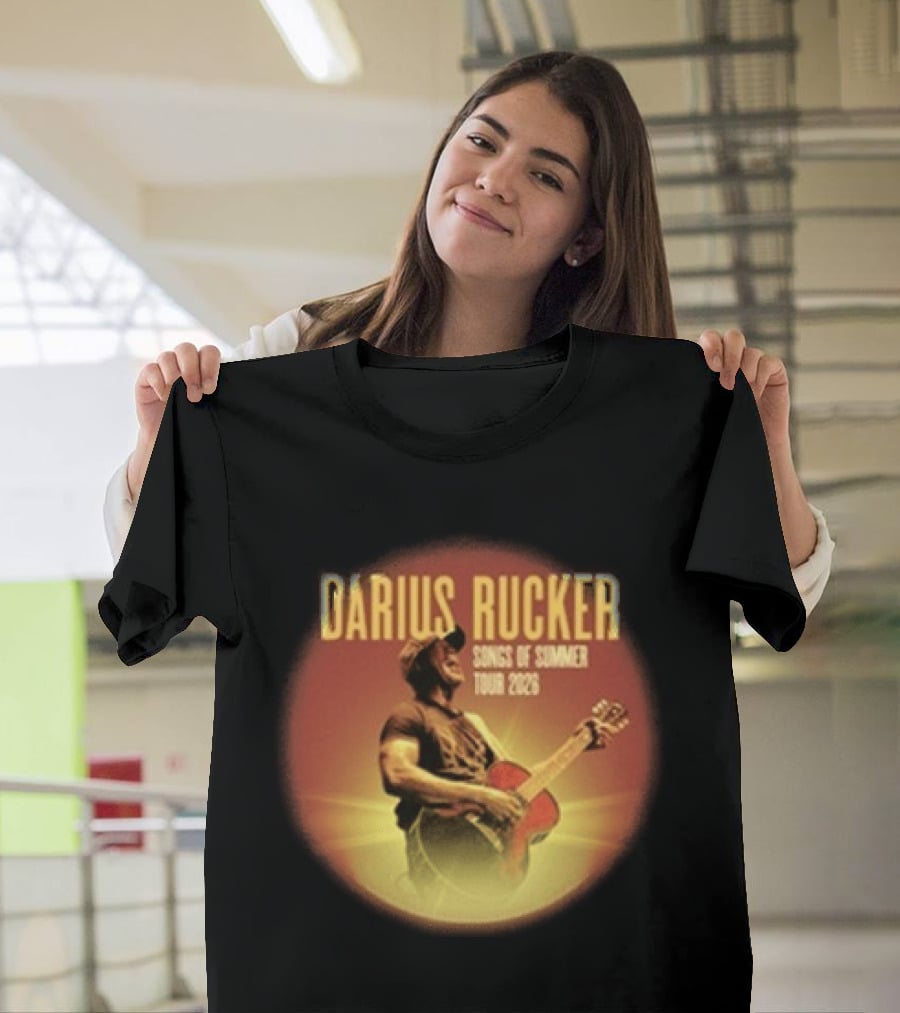 Darius Rucker Songs Of Summer Tour 2026 Vintage Country Music Concert Performance T-Shirt