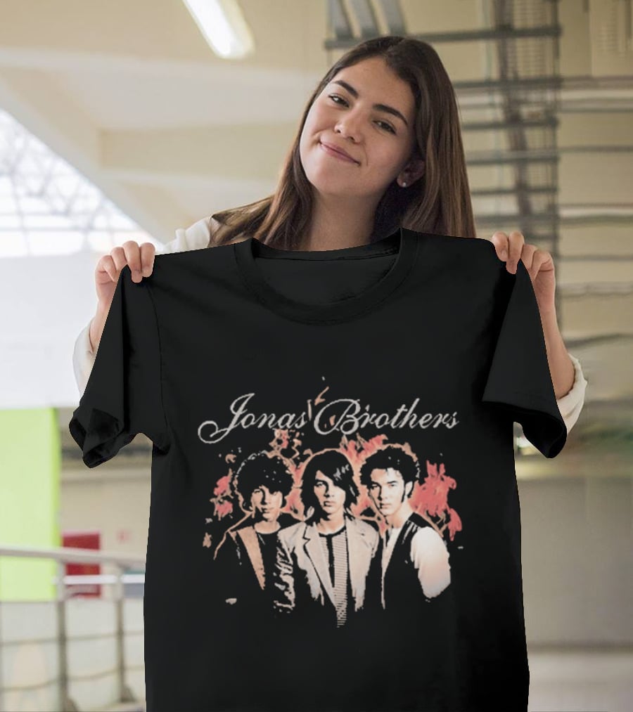 Jonas Brothers Fiery Backdrop Trio T-Shirt