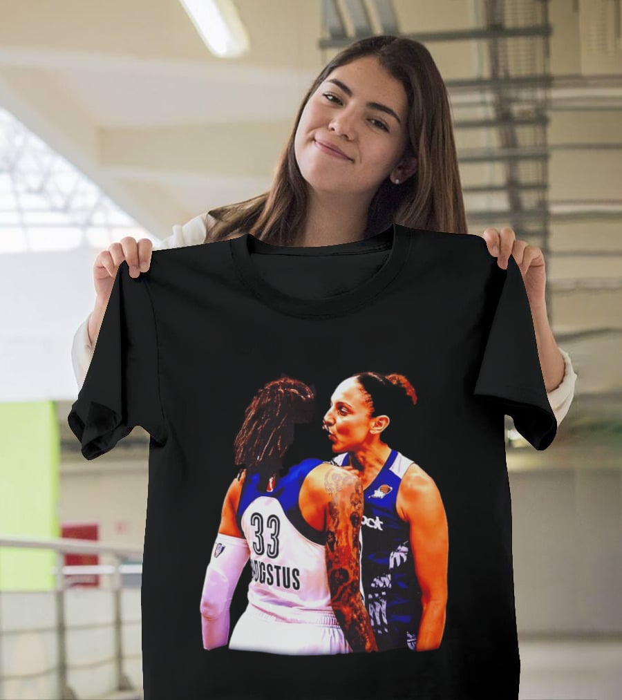 WNBA Diana Taurasi And Seimone Augustus Iconic Encounter Basketball Moment T-Shirt