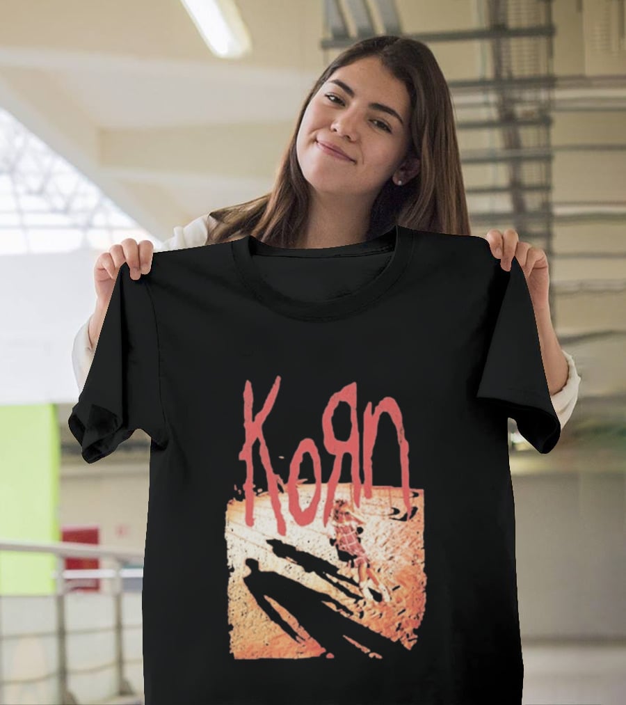 Korn Self Titled Album Cover Art With Distressed Child T-Shirt