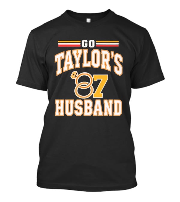 Go Taylor's Husband 87 Football Fan Cheer With Ring Motif T-Shirt