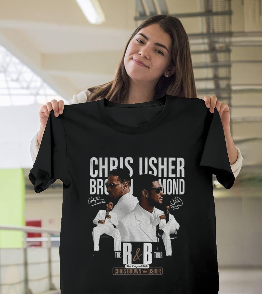 Chris Brown Usher The Kings Of R&B Tour 2026 T-Shirt